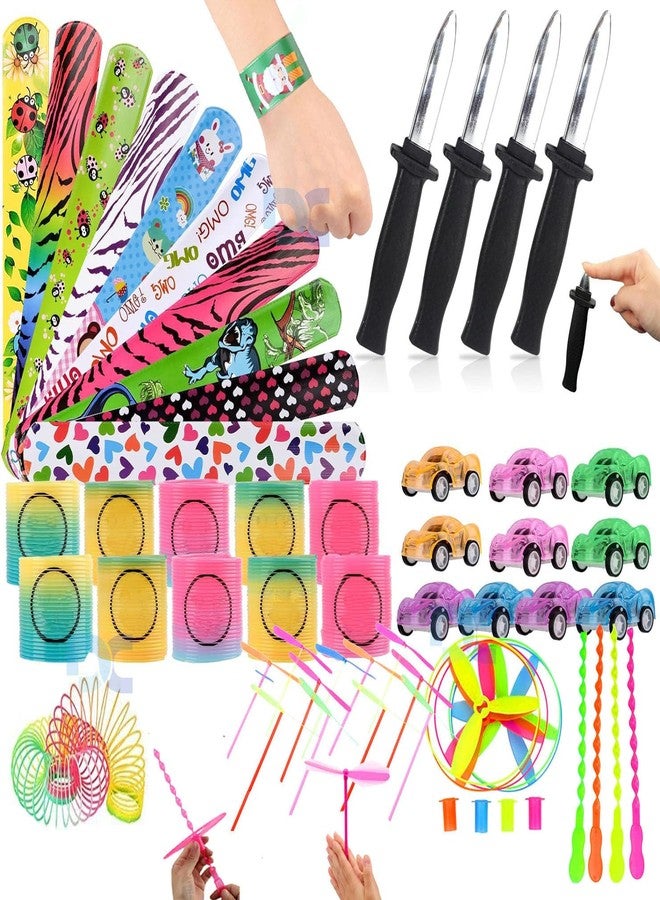 D Moto World DCW Birthday Pinata Fillers pieces Multi Item Party Favors pack for Kids all age groups| Slap Bands, Push Back Cars, Slinky Toy, Flying Kids Toy, Balloons, String tied Ball (Design 20a) - Image 2